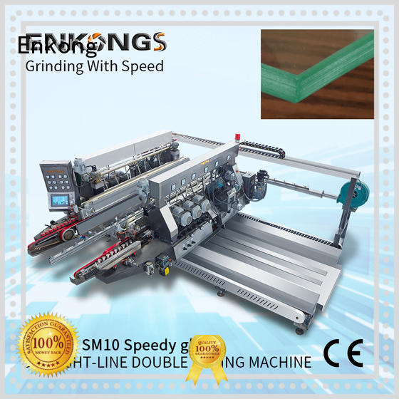 Enkong high speed double edger machine factory direct supply for round edge processing