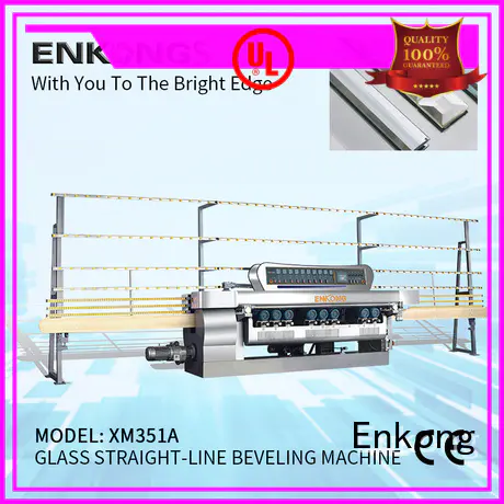 Enkong xm351a glass beveling machine for sale manufacturer for polishing