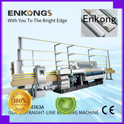 Enkong xm351a glass beveling machine for sale factory direct supply for glass processing