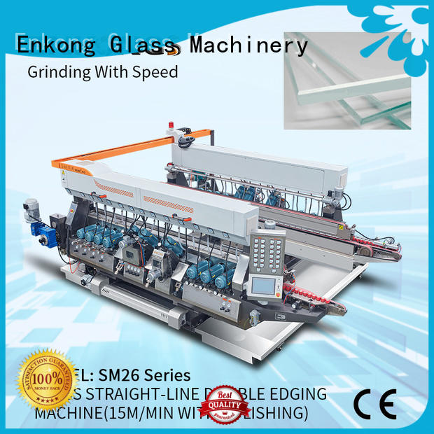 Enkong SM 12/08 double edger machine manufacturer for photovoltaic panel processing