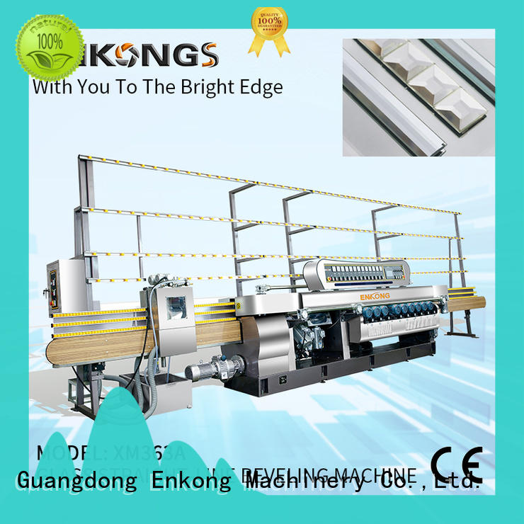 Enkong xm363a glass beveling machine for sale factory direct supply