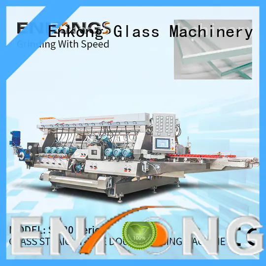 Enkong cost-effective glass double edging machine factory direct supply for household appliances