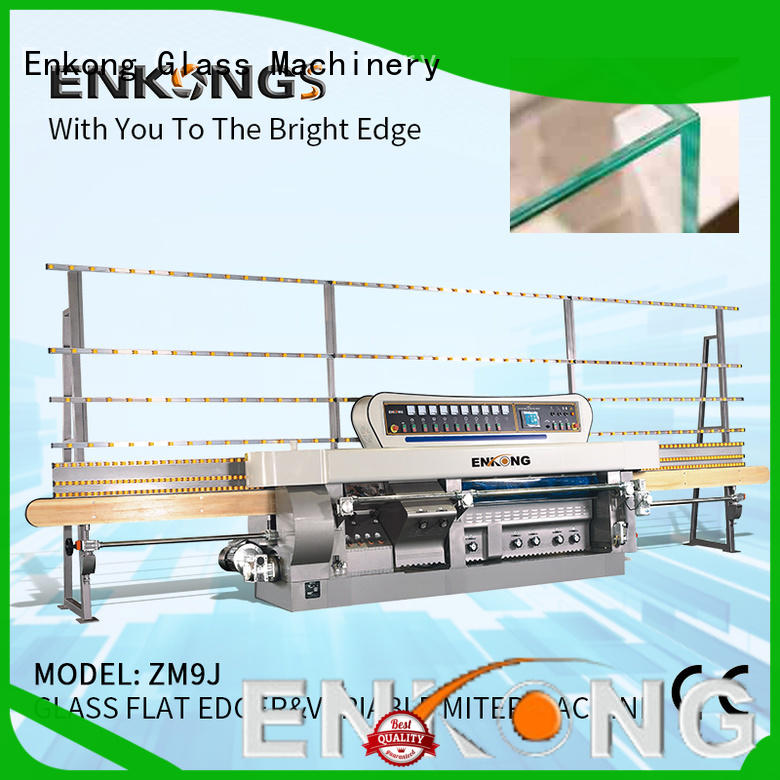 Enkong professional glass mitering machine supplier for polish