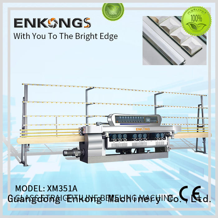 Enkong real glass beveling machine for sale wholesale for glass processing