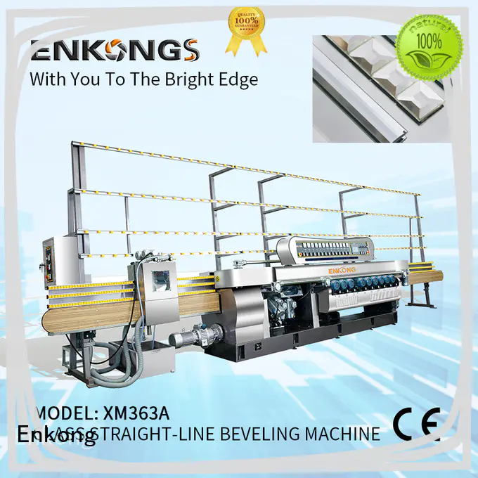 Enkong 10 spindles glass beveling machine series for polishing