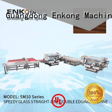 high speed glass double edging machine modularise design series for household appliances
