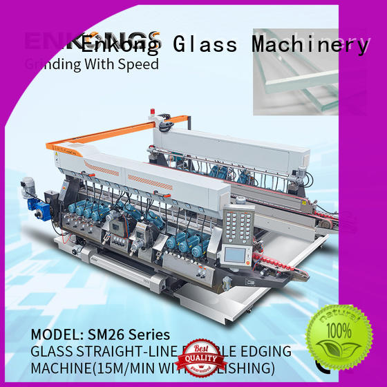 cost-effective glass double edging machine modularise design factory direct supply for round edge processing