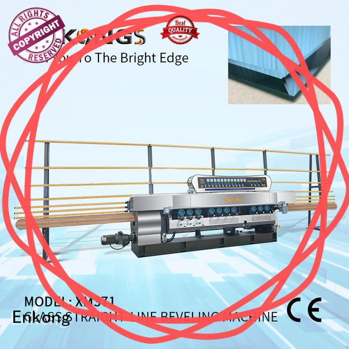 Enkong long lasting glass beveling machine for sale series for glass processing