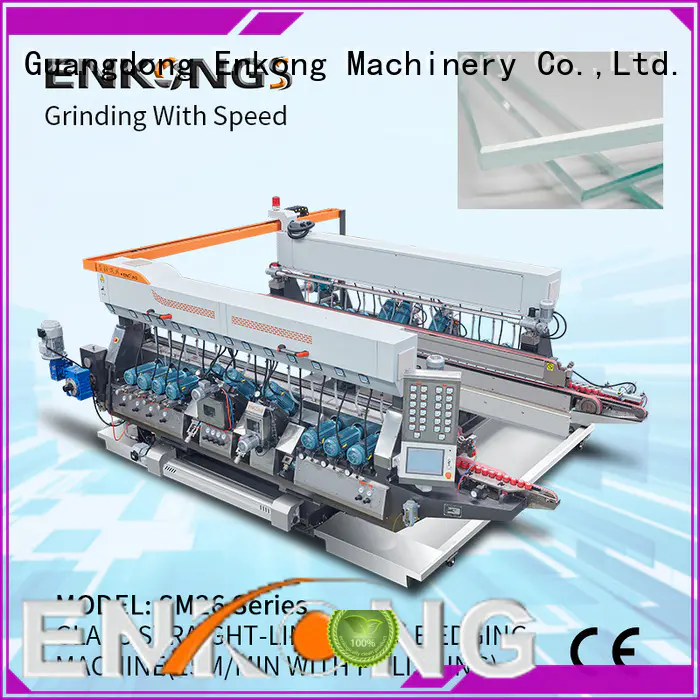 Enkong SM 22 double edger machine supplier for round edge processing