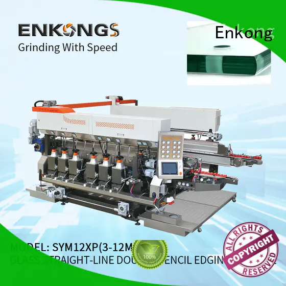 SM 26 glass double edging machine manufacturer for photovoltaic panel processing Enkong