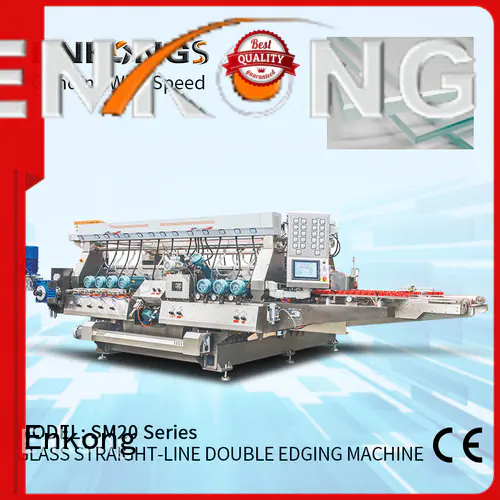 Enkong real double edger machine supplier for round edge processing