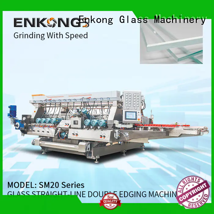 Enkong high speed double edger machine supplier for round edge processing