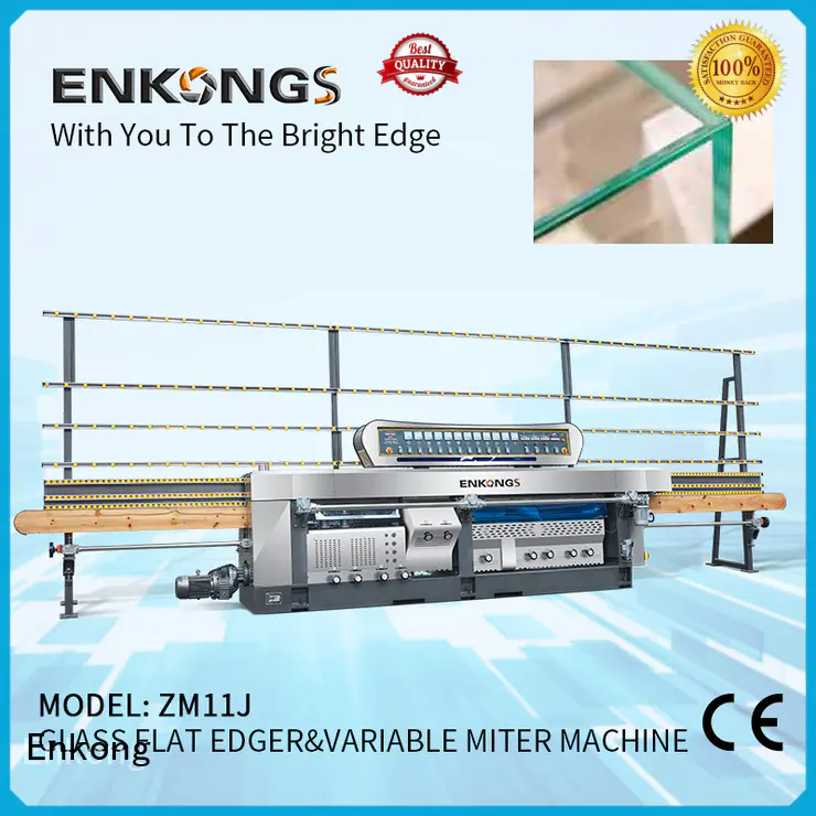 Enkong 60 degree glass mitering machine wholesale for polish