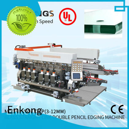 Enkong SM 10 glass double edging machine factory direct supply for round edge processing